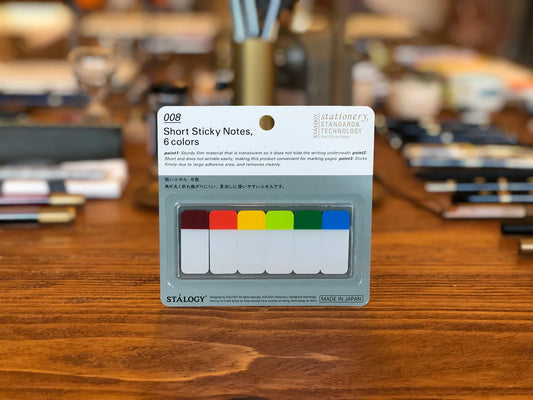Short Sticky Notes - 6 Colors